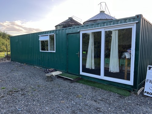 Shipping container 40ft shop - shipping, shop+