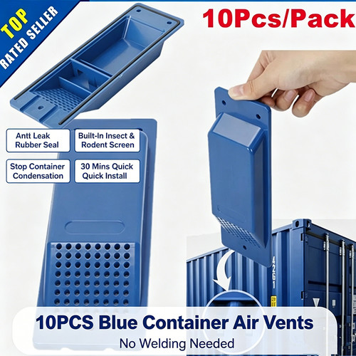 Shipping container air - container, vents