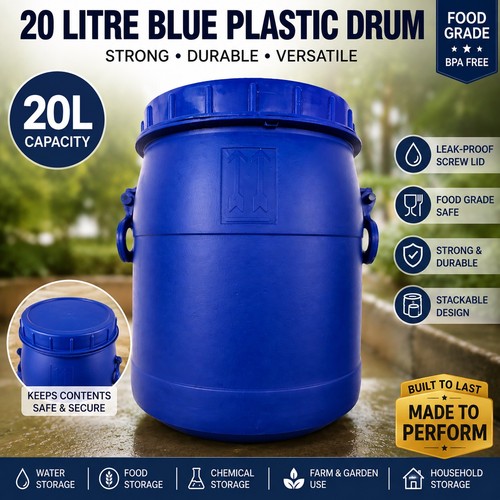 Blue open top - storage, keg