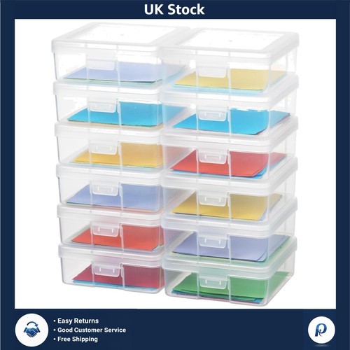 Clear stackable storage box - clear,