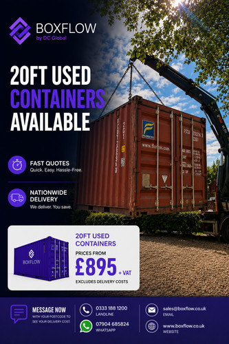 Used 20ft shipping container - container, |