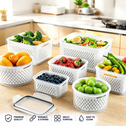 9pcs set fruit storage - 9pcs/set,